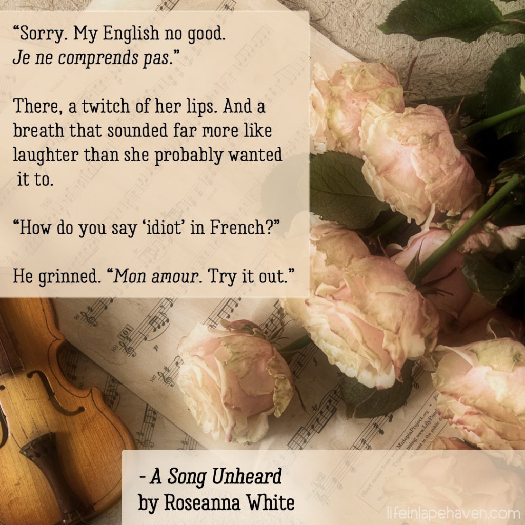 A Review of Roseanna White's A SONG UNHEARD - Life in Lape Haven. In "A Song Unheard," Roseanna White has written one of her most flowing, lyrical tales yet. Here is my review of the second book in her "Shadows Over England" series.