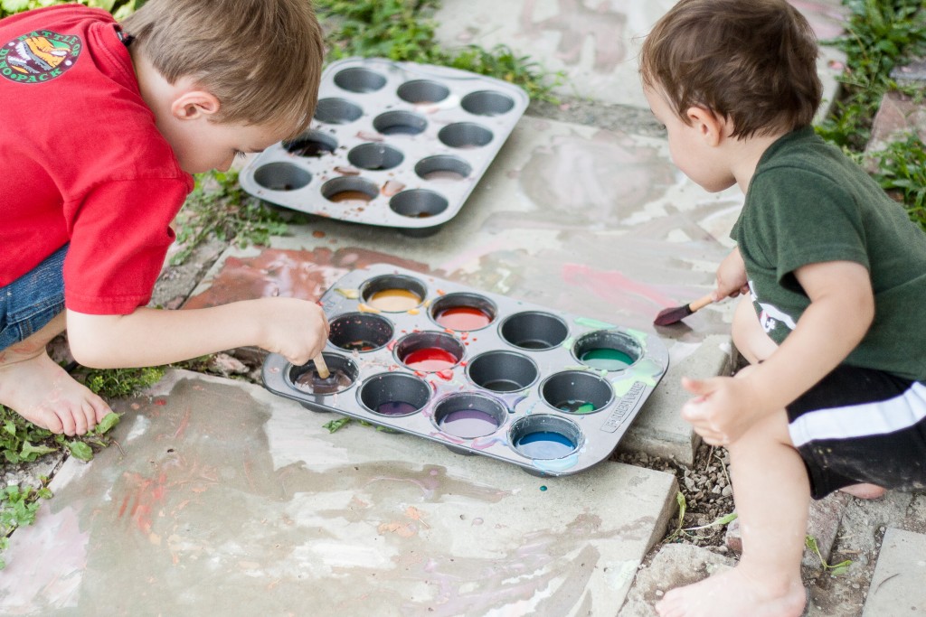 Tried It Tuesday: Homemade Sidewalk Paint - Painting