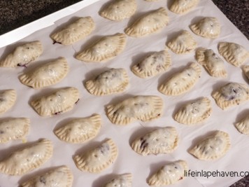 Life in Lape Haven: Tried It Tuesday - Blueberry Hand Pies, Ready for the oven