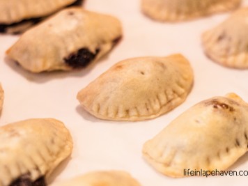 Life in Lape Haven: Tried It Tuesday - Blueberry Hand Pies, Out of the oven
