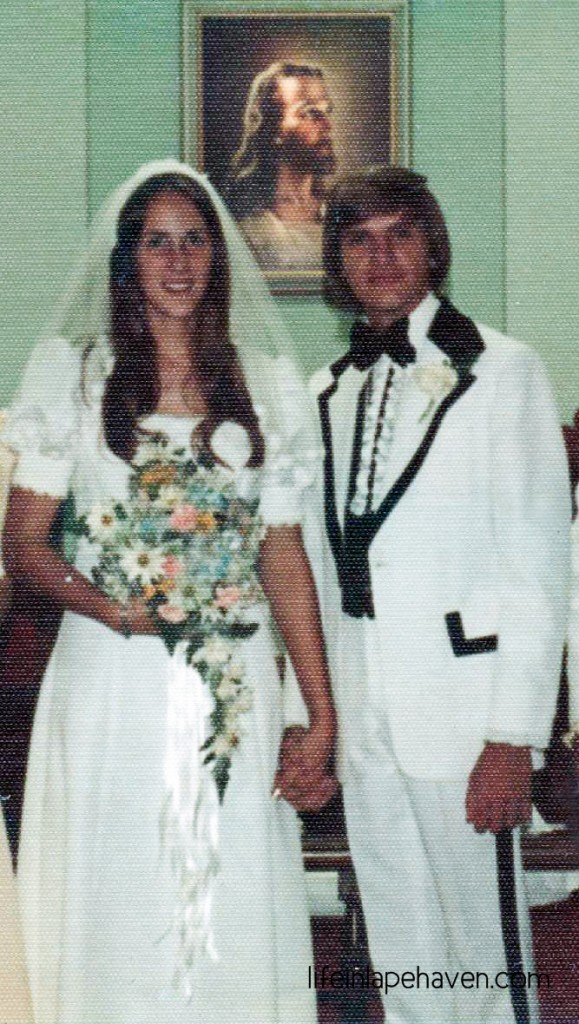 Life In Lape Haven: Better than a Fairy Tale - A love story in reality that has brought my parents to their 40th anniversary. Wedding picture