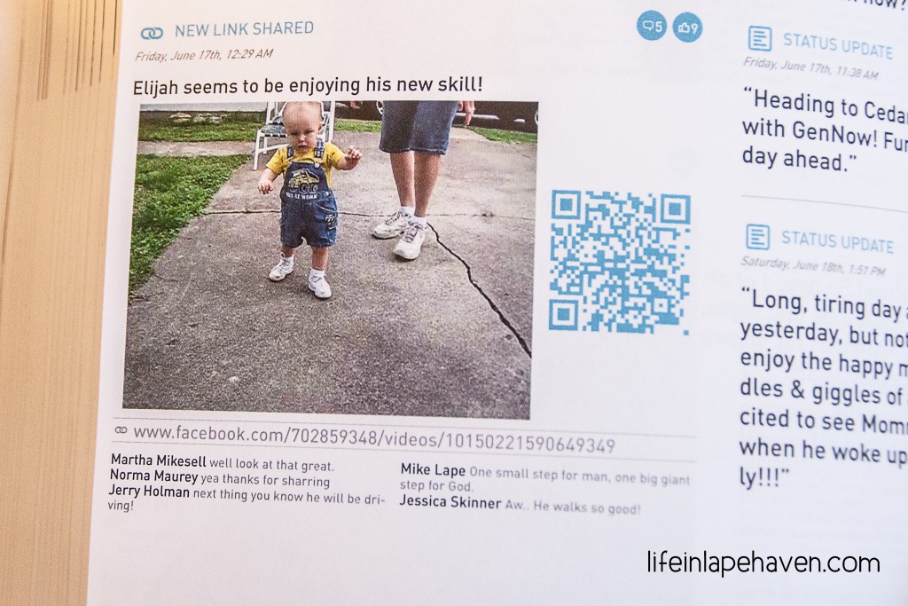 Life in Lape Haven: Tried It Tuesday - My Social Book. My experience with the online printing company that makes your Facebook posts into a keepsake book.