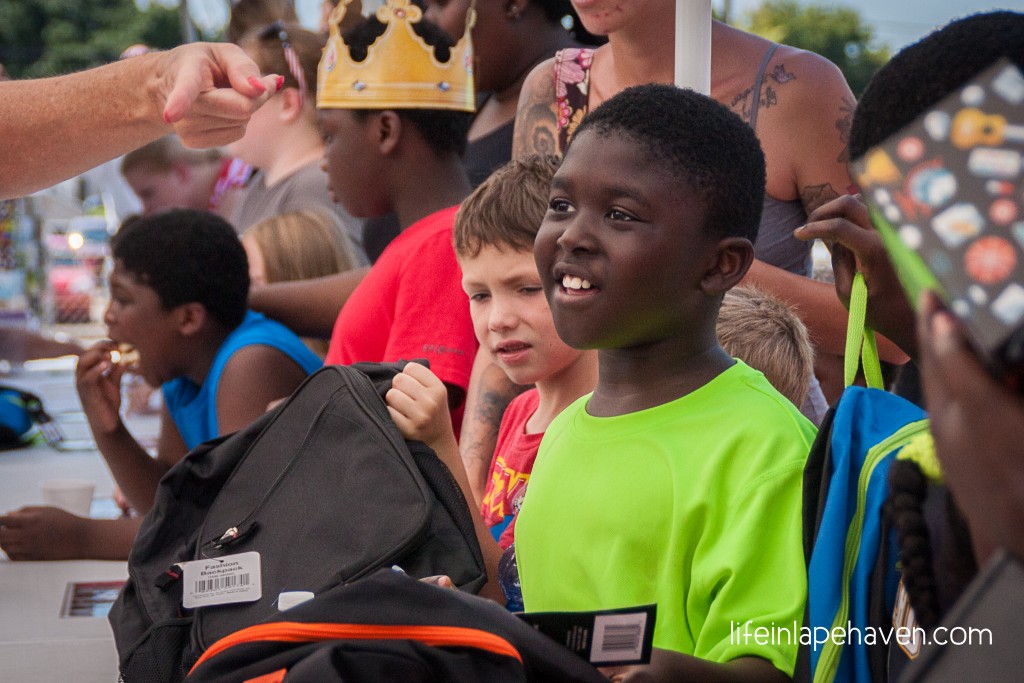 LifeinLapeHaven.com: Write 31 Days - The Boy and the Backpack. It was a beautiful shot, but a more beautiful moment to capture the joy of true thankfulness.