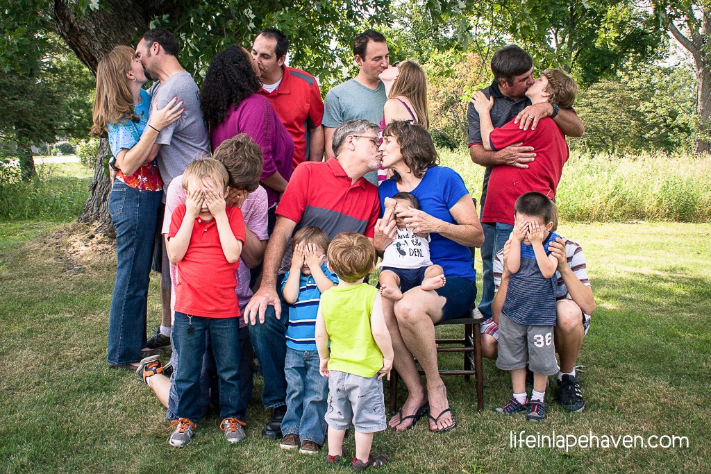 Life in Lape Haven: How We Capture a Great Family Picture Every Time - Our One Trick for Always Getting a Great Shot of Our Family