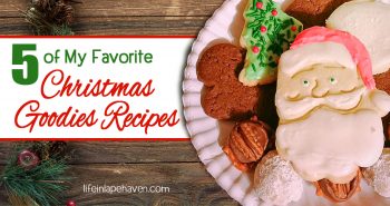 5 of My Favorite Christmas Goodies Recipes, Life in Lape Haven. From our family Christmas cookie exchange, some of my favorite Christmas cookie and treats recipes, including homemade Marshmallows and Gingerbread.