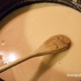 Life in Lape Haven: How to Make Salted Caramel Cream - An easy recipe for making a salted caramel cream for hot chocolate, tea, coffee, or for drizzling over ice cream and other treats.