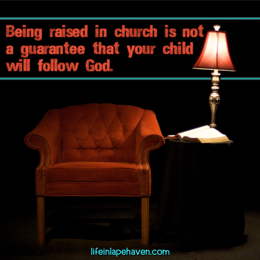 Confessions of a Preacher's Kid: Being Raised in Church ISN'T Enough. While having your children in church is a great start and a good foundation for their Christian walk, just being in church isn't a guarantee that your child will follow God all their life. But there is more that you can do to help encourage their lifelong relationship with Christ.