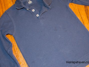 Tried It Tuesday: How to Get Grease Stains (Even Set-In Ones) Out of Clothing - After finding grease and oil spots on my son's shirts, ones that had already been washed and dried, I decided to find a simple way to get the grease and oil stains out of his clothing.