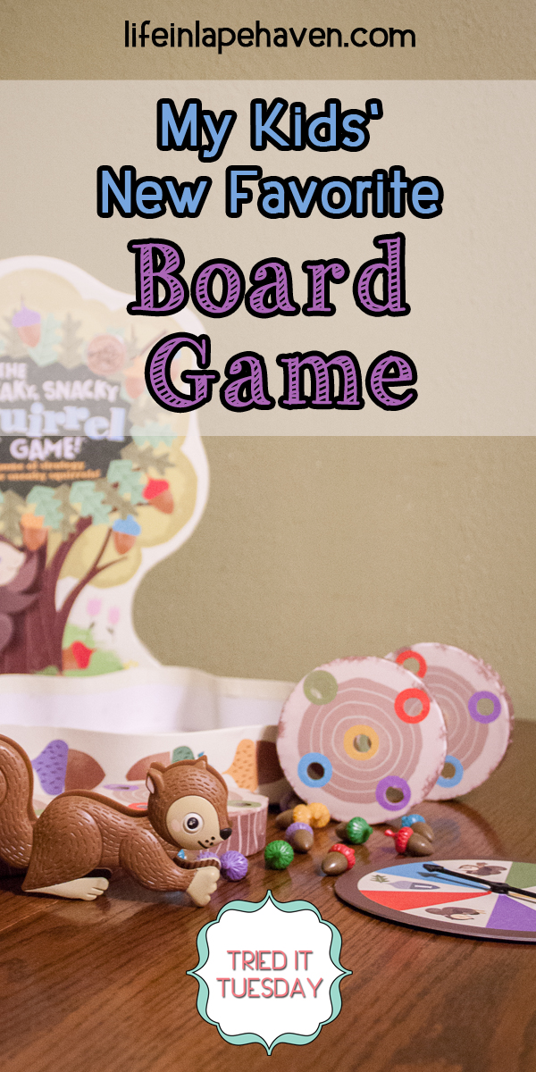 Life in Lape Haven - Tried It Tuesday: My Kids' New Favorite Board Game. With all the gifts my son received for his birthday, I didn't expect this simple, but cute, board game to be his new favorite game to play. Our whole family enjoys this award-winning game.