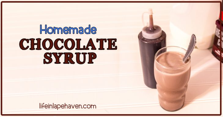 Life in Lape Haven: Tried It Tuesday: Homemade Chocolate Syrup. An easy, inexpensive, healthier, and delicious homemade chocolate syrup that will guarantee you'll never need store-bought again. Great for chocolate milk & as an ice cream topping! Yummy.