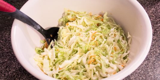 Life in Lape Haven: Tried It Tuesday: Sweet Vinegar Slaw. A yummy recipe for a vinegar-based cole slaw that is always a summer hit. Great side dish for barbecue and easy to make.