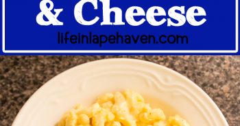 Life in Lape Haven: Tried It Tuesday: Homemade Stove Top Macaroni & Cheese. This quick, easy, delicious homemade mac and cheese on your stove top is a crowd pleaser and a family favorite. Even the pickiest of picky eaters will love it! It takes about the same amount of time to make as the boxed kind, but it tastes so much better!