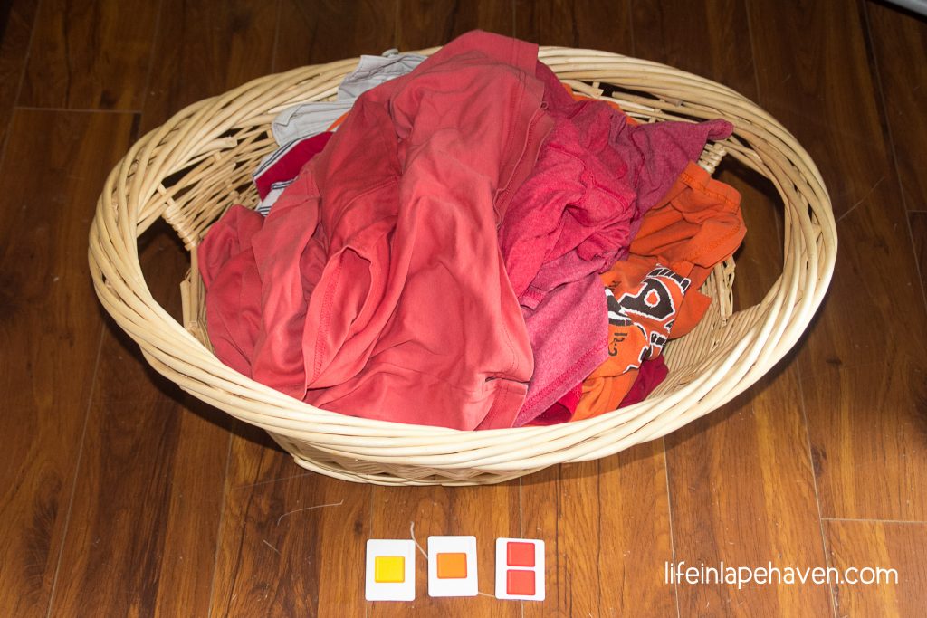 Life in Lape Haven: The Laundry Sorting Game. When my preschooler wanted to play a game, but I needed to get laundry done, I came up with a new game that helps my son learn his color, matching, and an important life skill - all in one. 