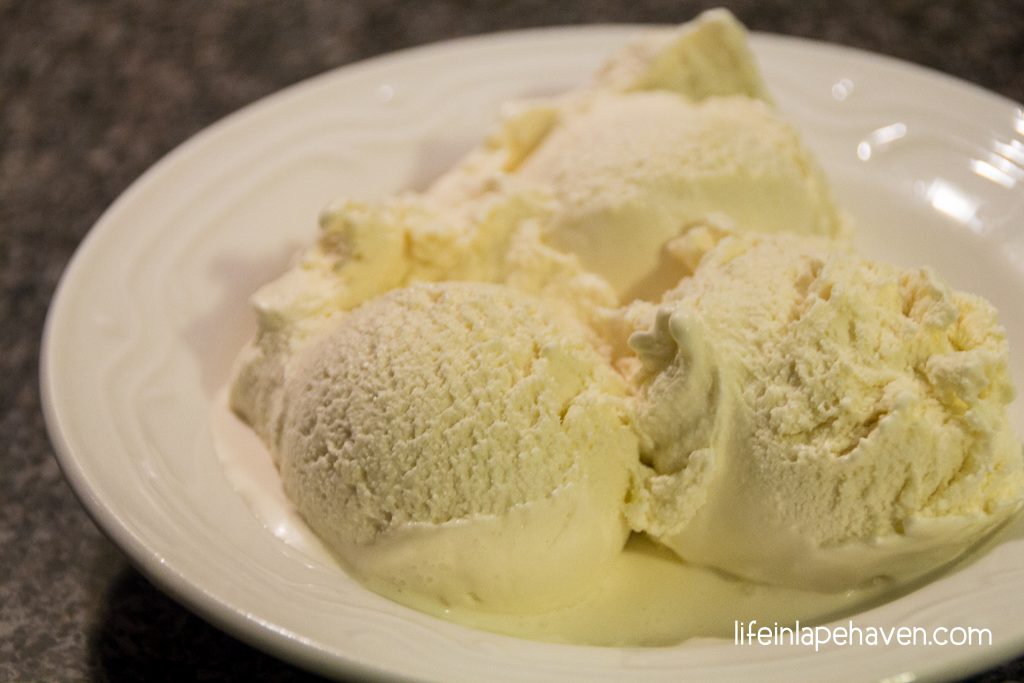 Life in Lape Haven: Tried It Tuesday - Homemade Vanilla Ice Cream. A delicious, traditional-style homemade vanilla ice cream recipe that's perfect for summer (or anytime of the year!) One of our family's favorites.
