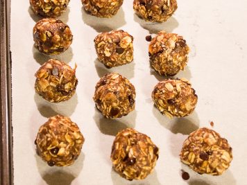 Life in Lape Haven: Tried It Tuesday - Peanut Butter Chocolate Chip Protein Balls. A simple recipe for healthy energy bites. Great for the whole family.
